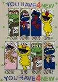 A5-28 Colorful Furry Monster Friends