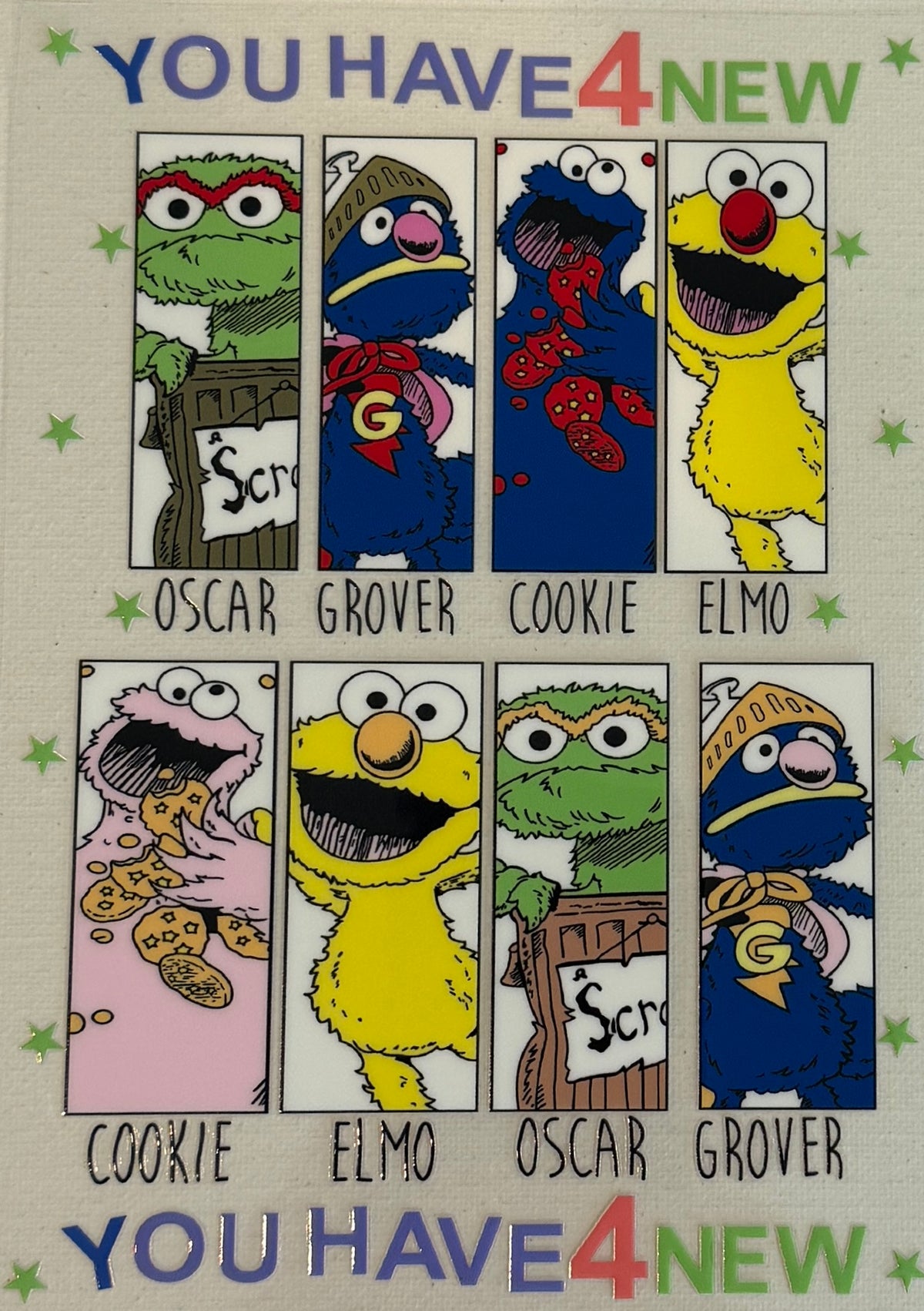A5-28 Colorful Furry Monster Friends