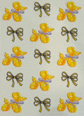 A5-31 Yellow Balloon Dogs & Bows