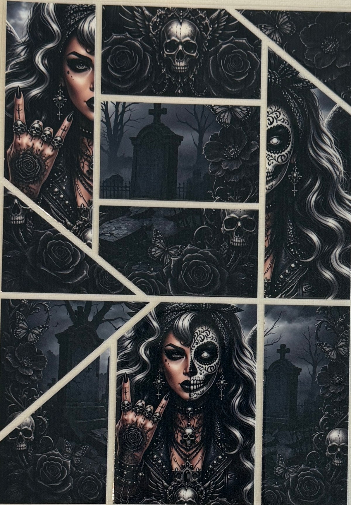 A5-32 Gothic Cemetery Beauty