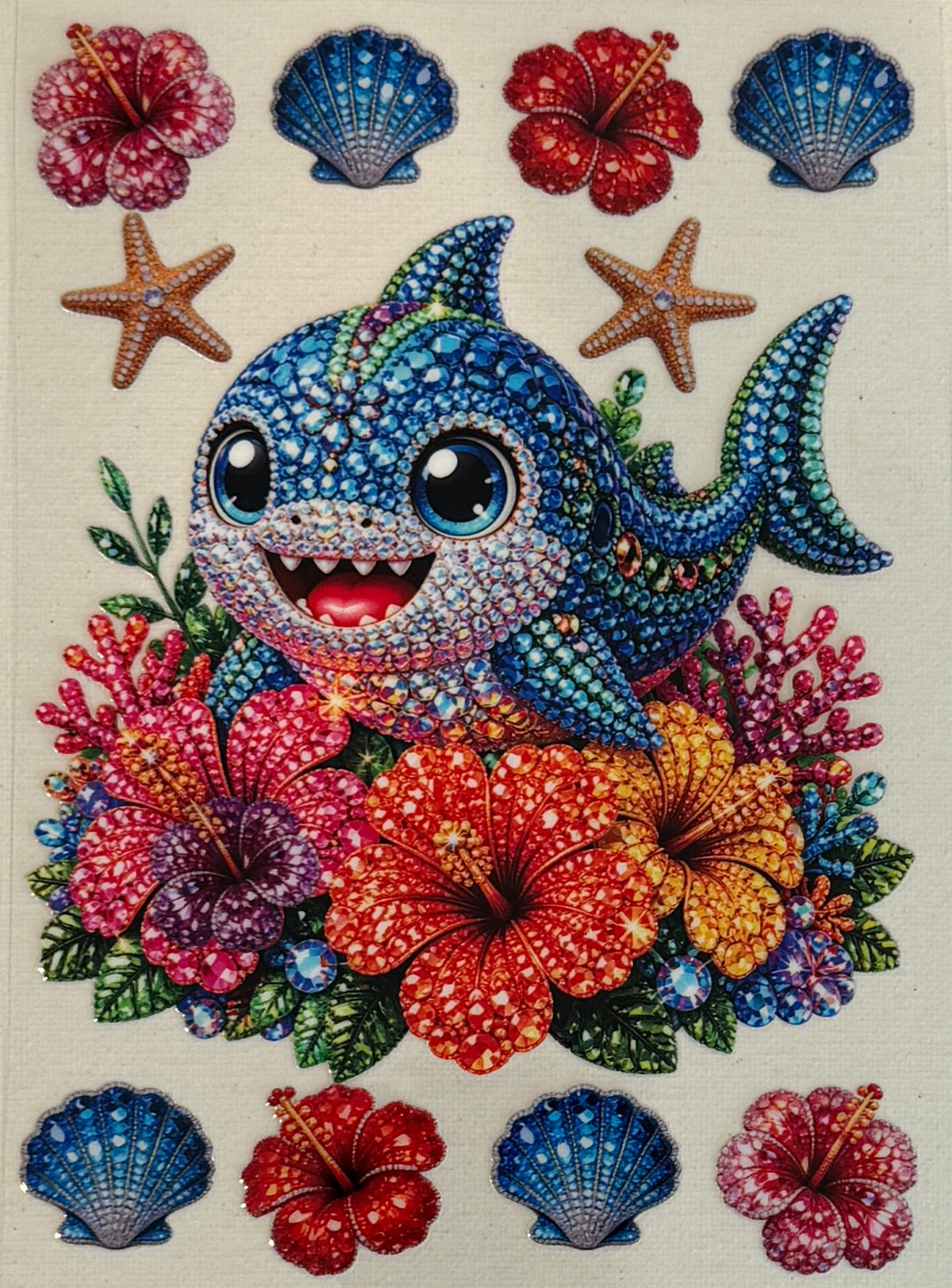 A5-39 Jeweled Tropical Baby Shark
