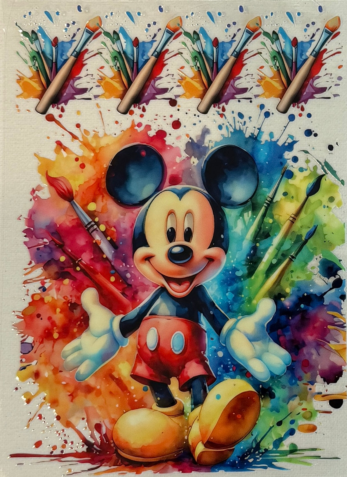 A5-42 Colorful Cartoon Mouse Artist