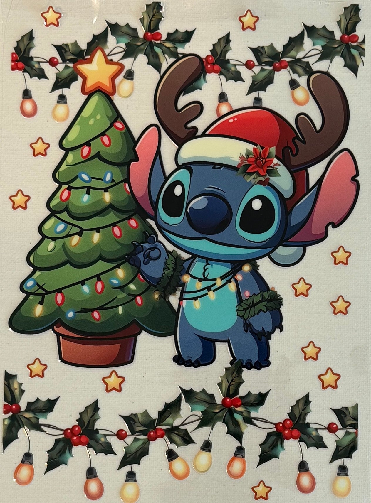 A5-43 Christmas Blue Alien