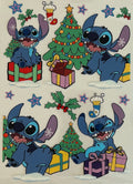 A5-44 Playful Blue Alien Christmas