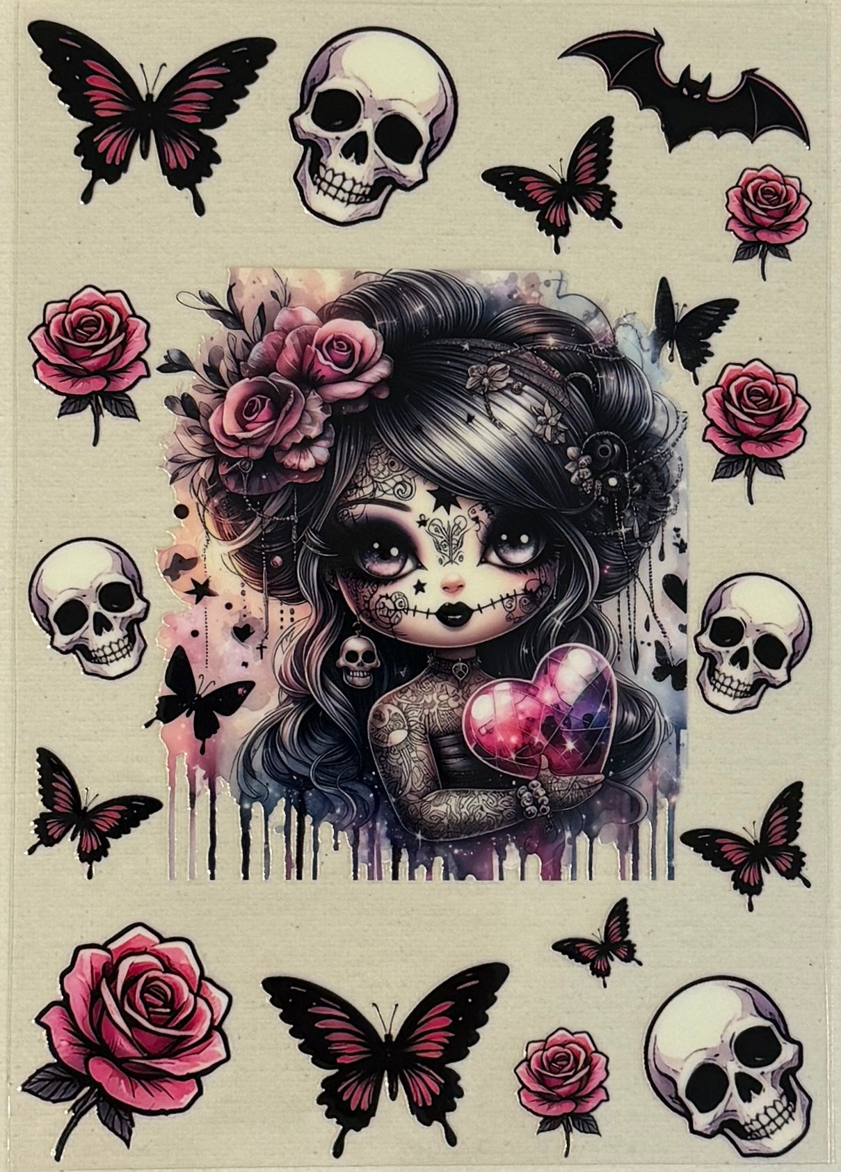 A5-48 Gothic Butterfly Doll