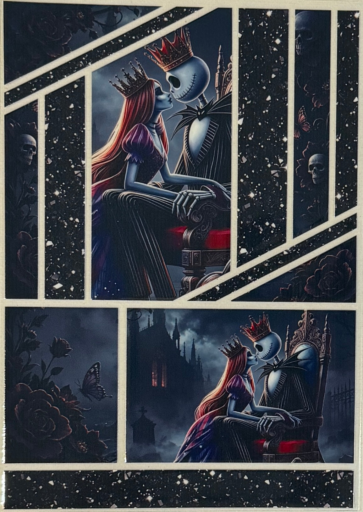 A5-55 Gothic Skeleton King & Queen