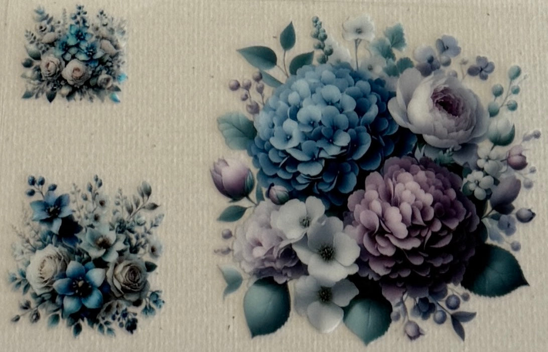 CC7 Blue & Purple Floral Bouquet
