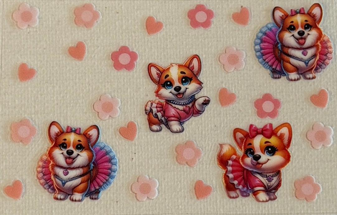 CC13 Pretty in Pink Corgis