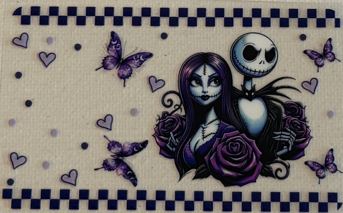 CC27 Gothic Skeleton Couple & Roses