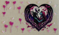 CC28 Gothic Skeleton Love