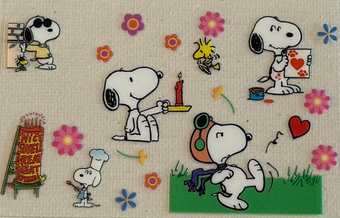 CC31 Whimsical White Beagle Moments