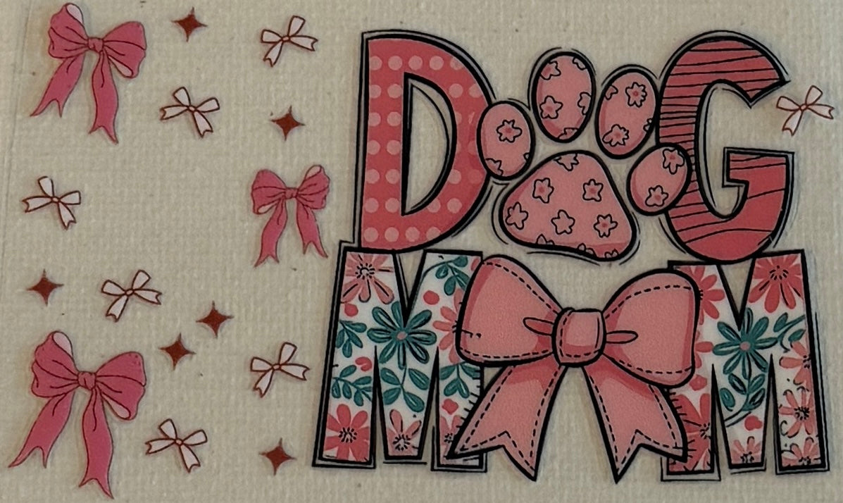 CC37 Pink Floral Dog Mom