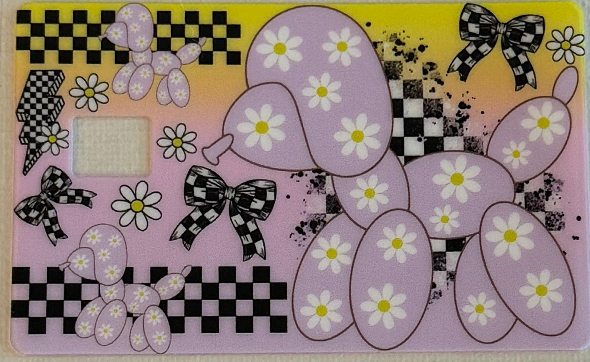 CC40 Lavender Balloon Dogs & Bows