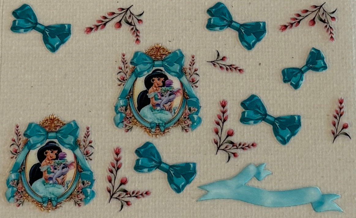 CC43 Jeweled Arabian Princess & Tiger