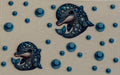 CC59 Jeweled Blue Dolphins & Bubbles