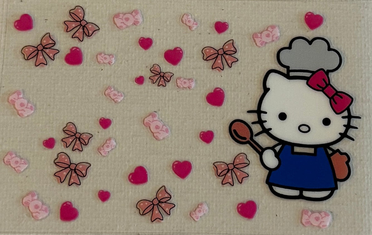 CC65 Sweet Kitty Chef & Pink Bows