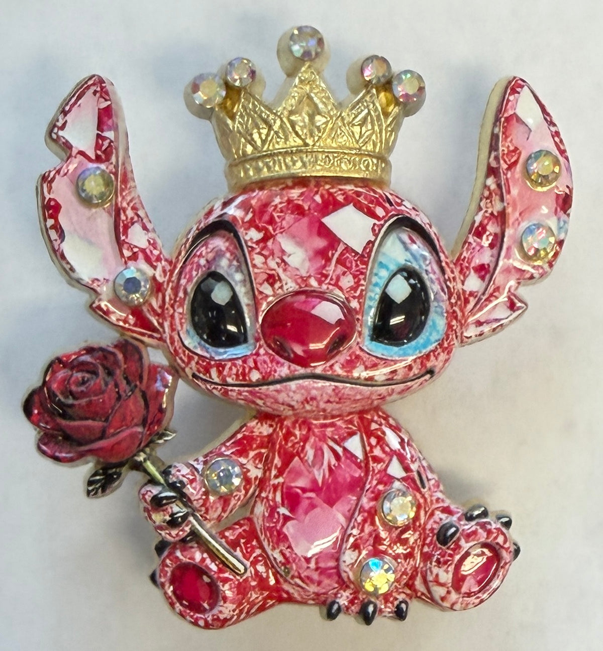 MFB1 Jeweled Alien Prince Metal Focal Bead