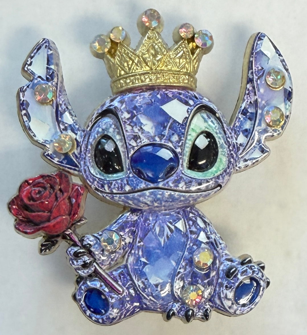 MFB1 Jeweled Alien Prince Metal Focal Bead
