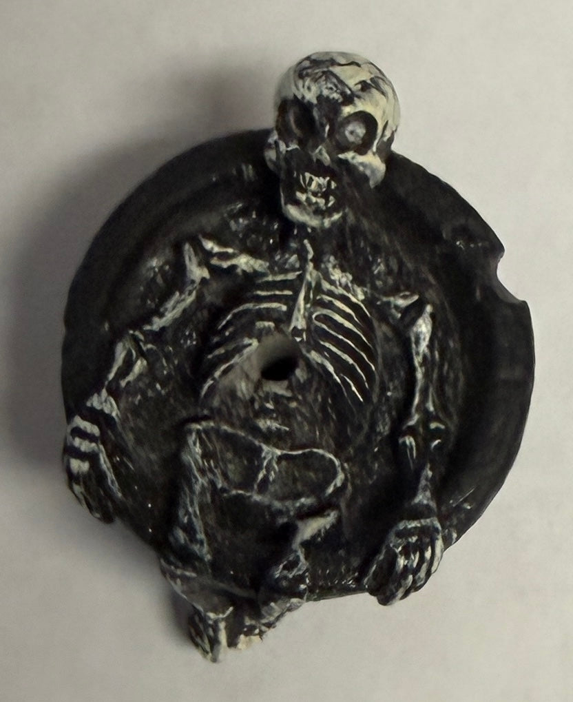 FB1 Skeleton Lounging in a Cauldron