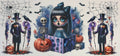 16W309 Gothic Doll, Skeletons & Pumpkins