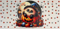 16W311 Halloween Kitten, Pumpkins & Spiders