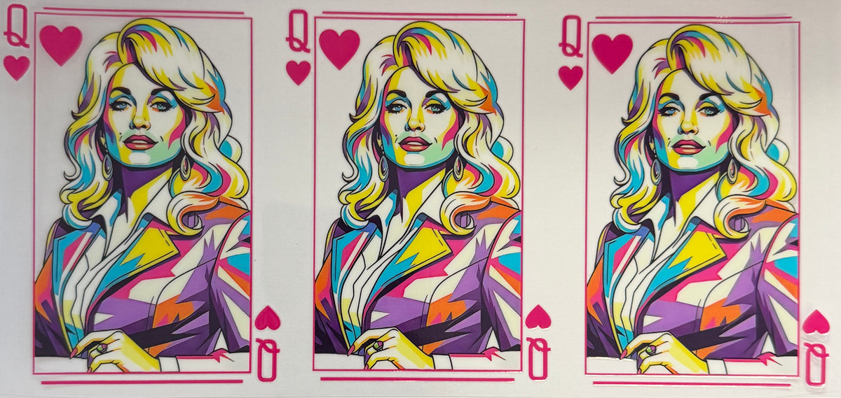 16W313 Colorful Queen of Hearts