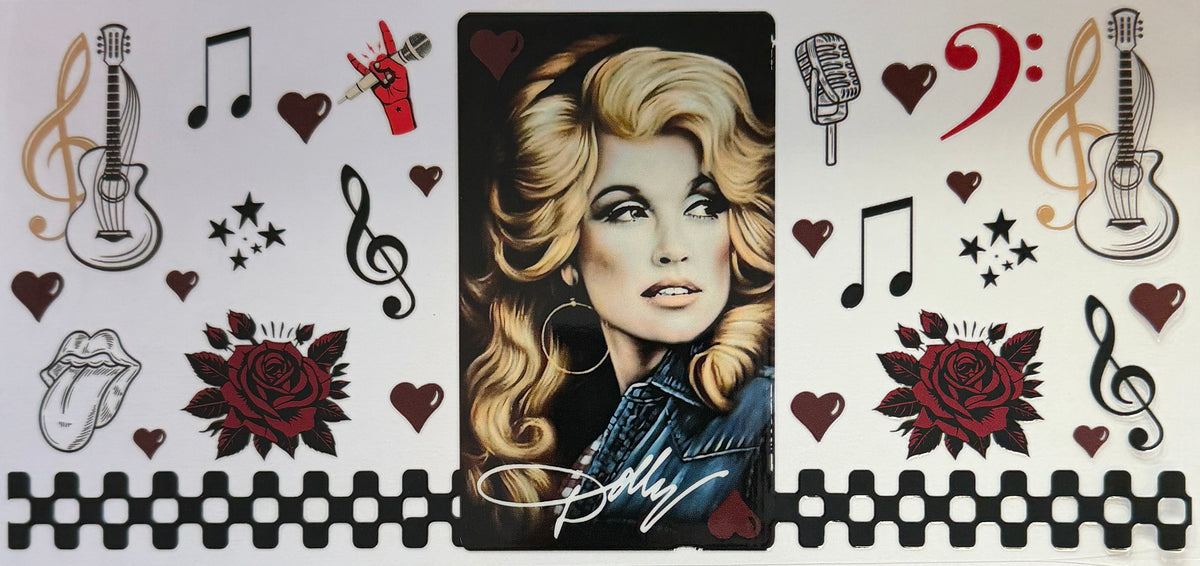 16W316 Country Music Legend, Guitars & Roses