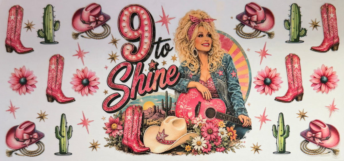 16W317 9 to Shine Pink Country Cowgirl