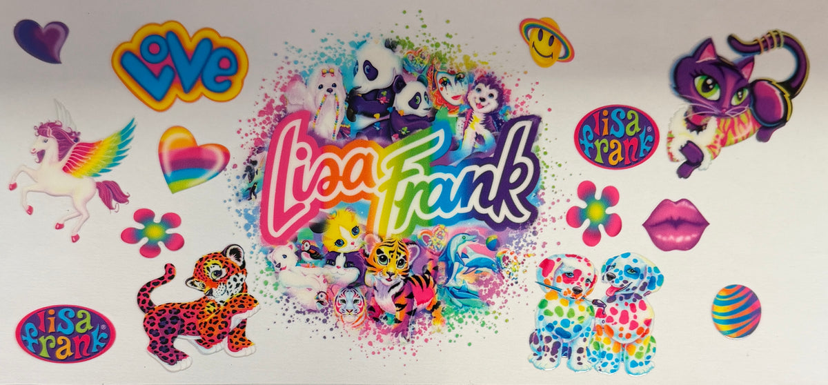 16W318 Colorful Rainbow Animal Collage