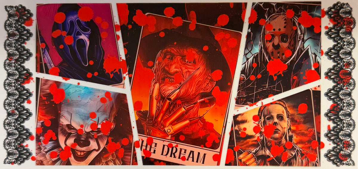 16W319 Bloody Horror Nightmare Collage