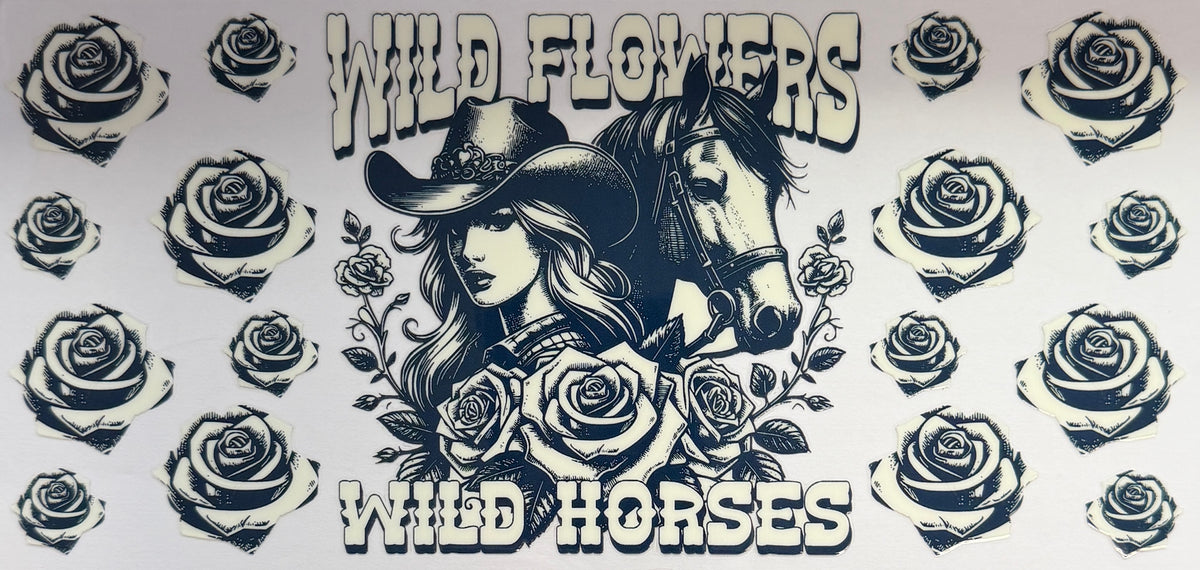 16W324 Wild Flowers & Wild Horses