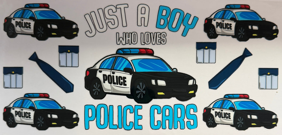 16W326 Just a Boy Who Loves Police Cars