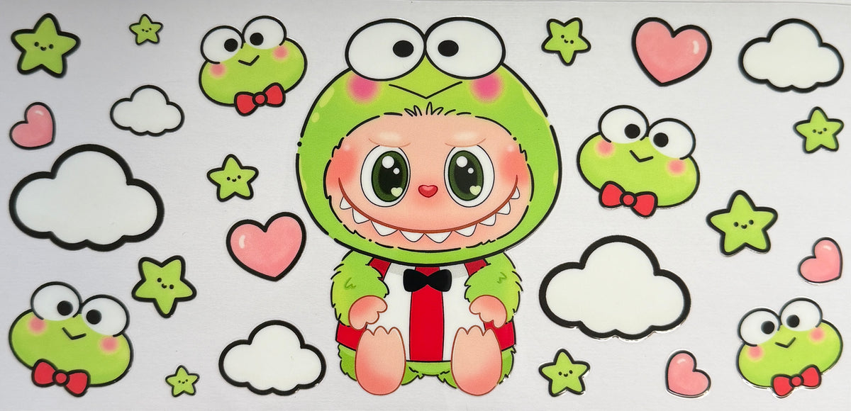 16W330 Cute Green Frog Costume Character