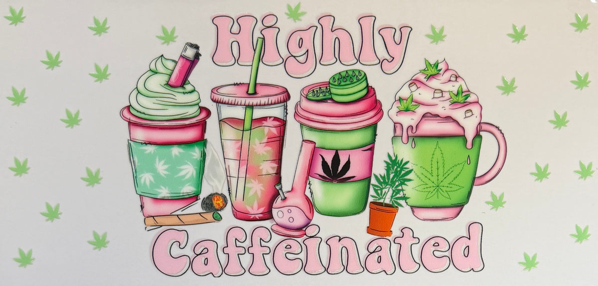 16W340 Highly Caffeinated Pink & Green Cannabis