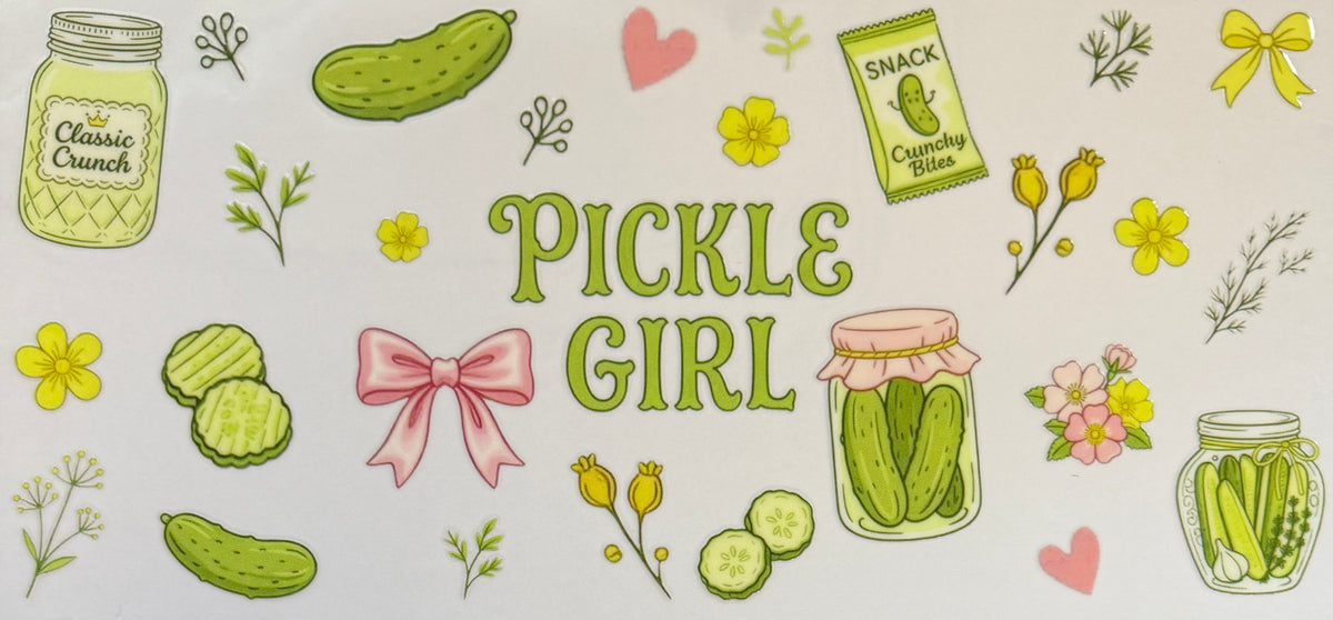 16W343 Pickle Girl, Flowers & Bows