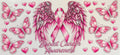 16W346 Breast Cancer Awareness Wings & Butterflies