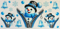 16W348 Snowmen, Zippers & Winter Bells