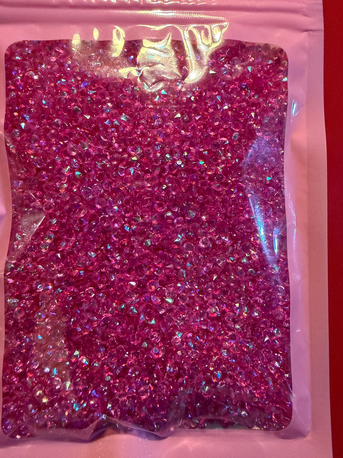 R2 — Bright Pink AB Acrylic Rhinestones
