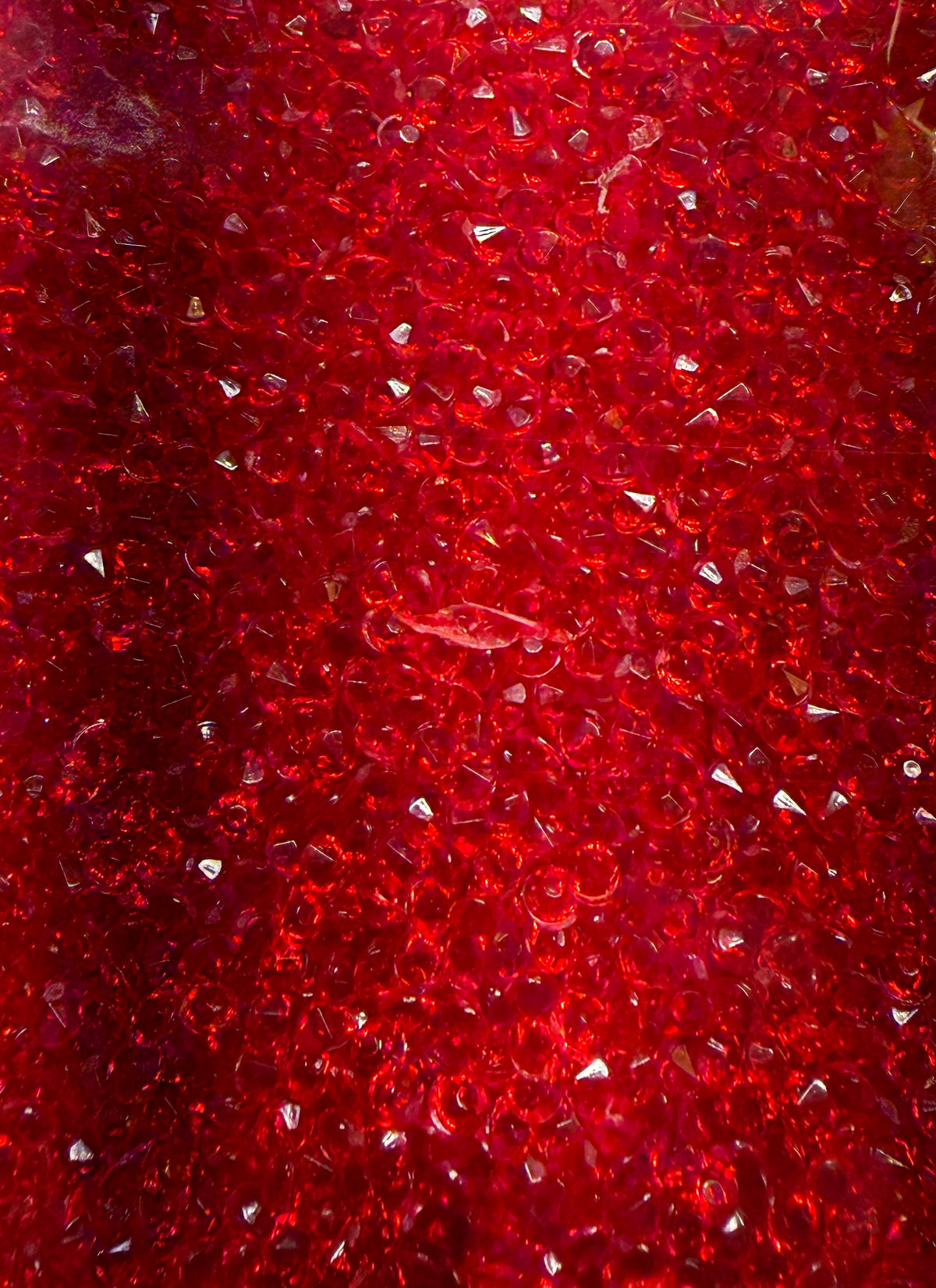 R6 Red Acrylic Rhinestones