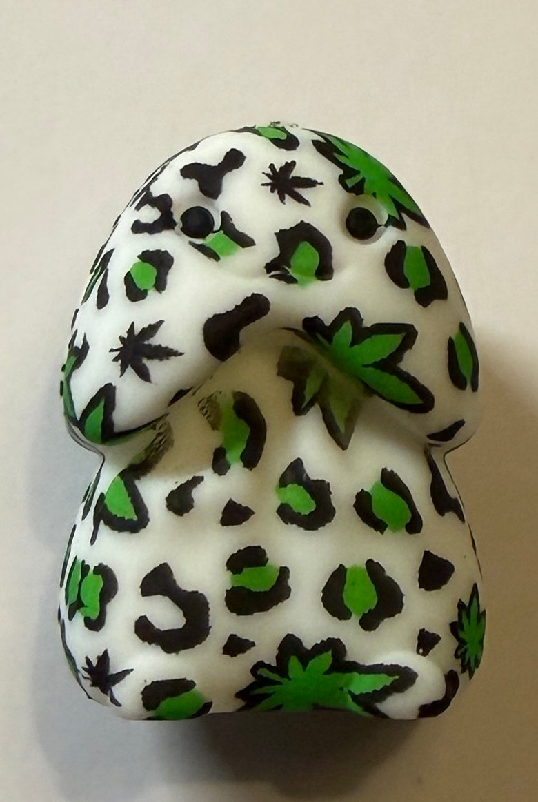 APF1 Green Leopard Print Peen Focal
