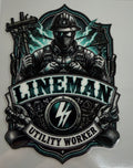 D-O2 UV DTF DECAL LINEMAN