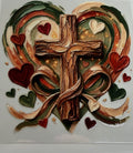 D-R3 UV DTF DECAL CROSS