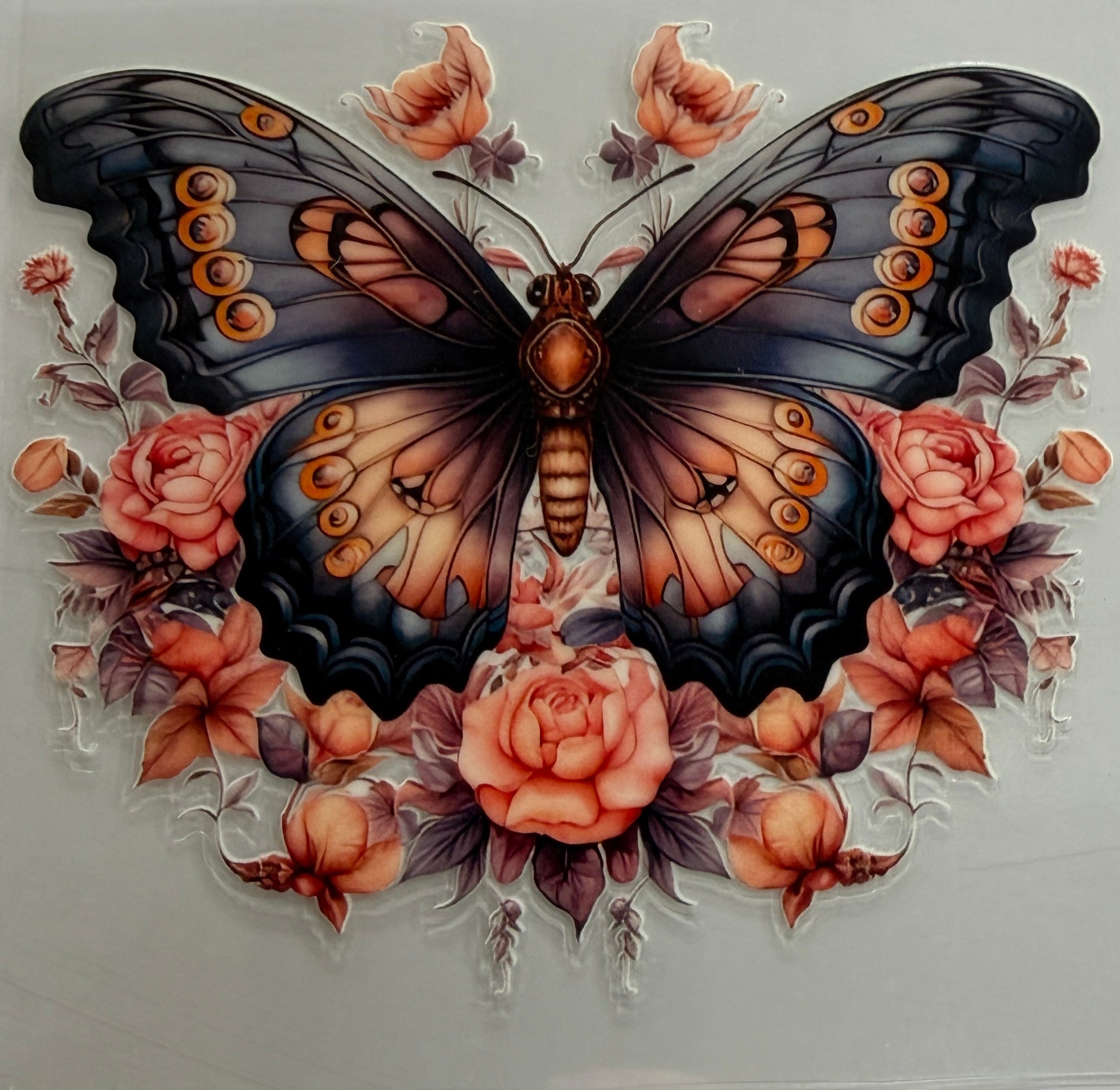 D-I4 UV DTF DECAL BUTTERFLY