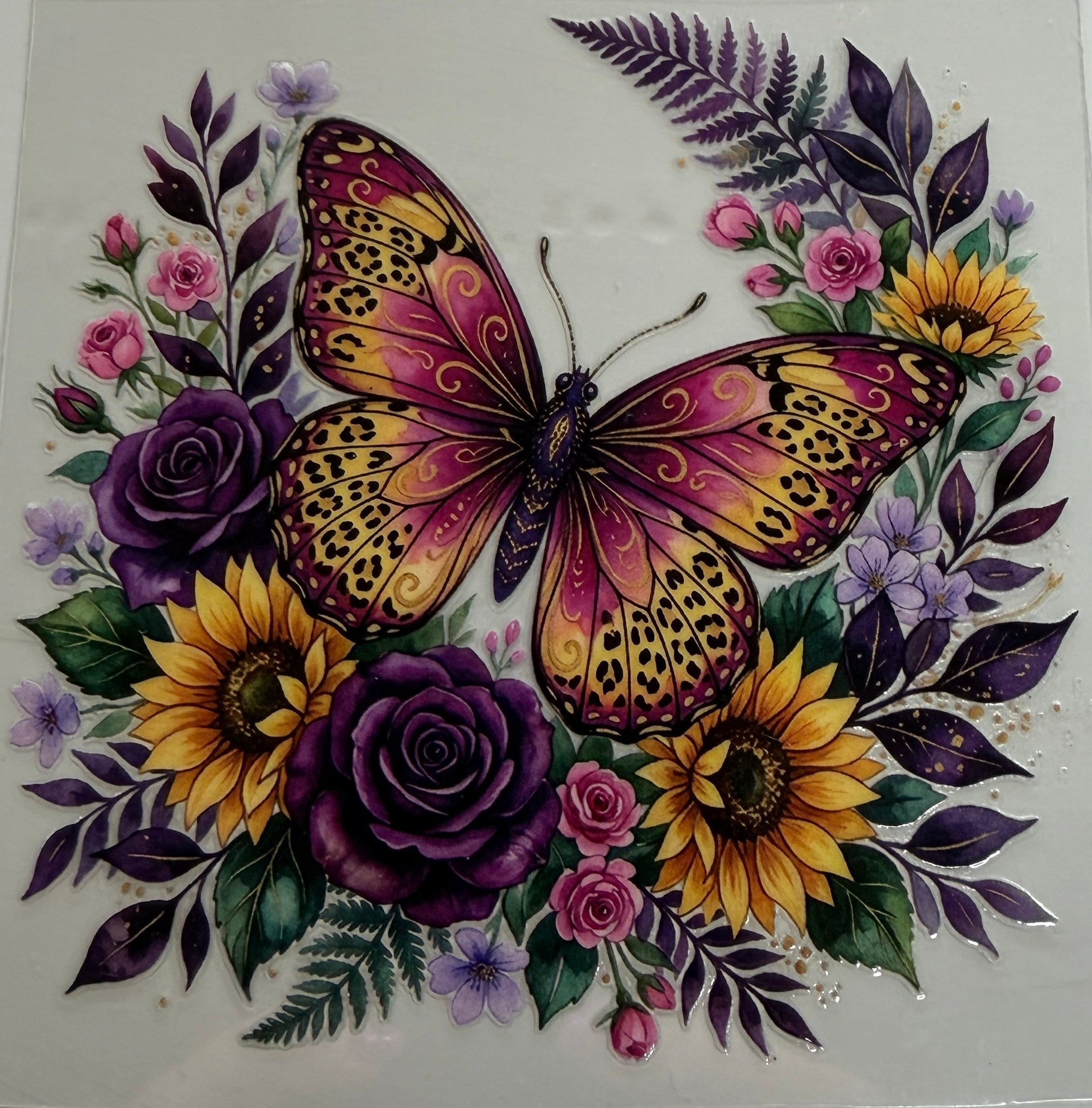 D-I3 UV DTF DECAL BUTTERFLY