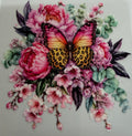 D-I2 UV DTF DECAL YELLOW BUTTERFLY