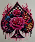 D-M5 UV DTF DECAL PINK SPADE