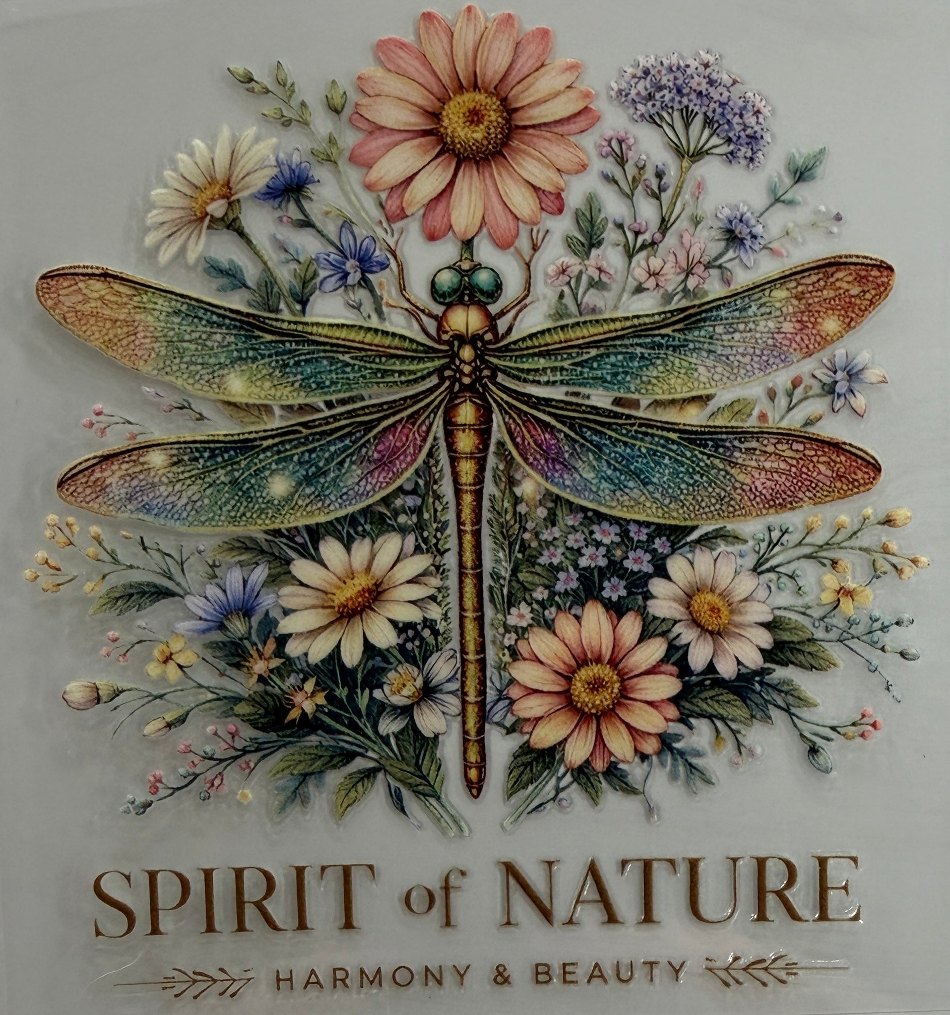D-I1 UV DTF DECAL DRAGONFLY
