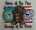 D-MIL4 UV DTF DECAL US COAST GUARD