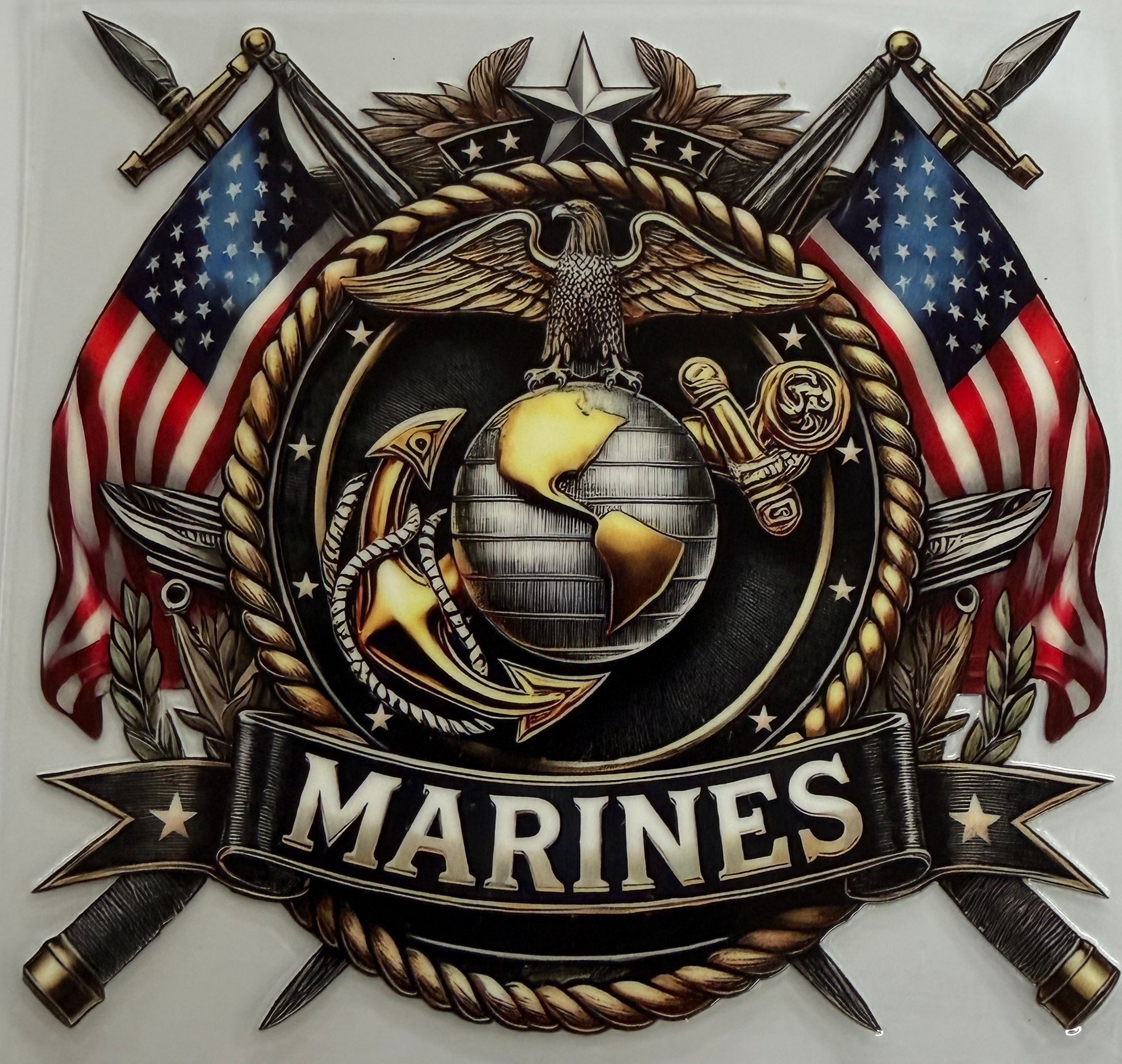 D-MIL2 UV DTF DECAL MARINES