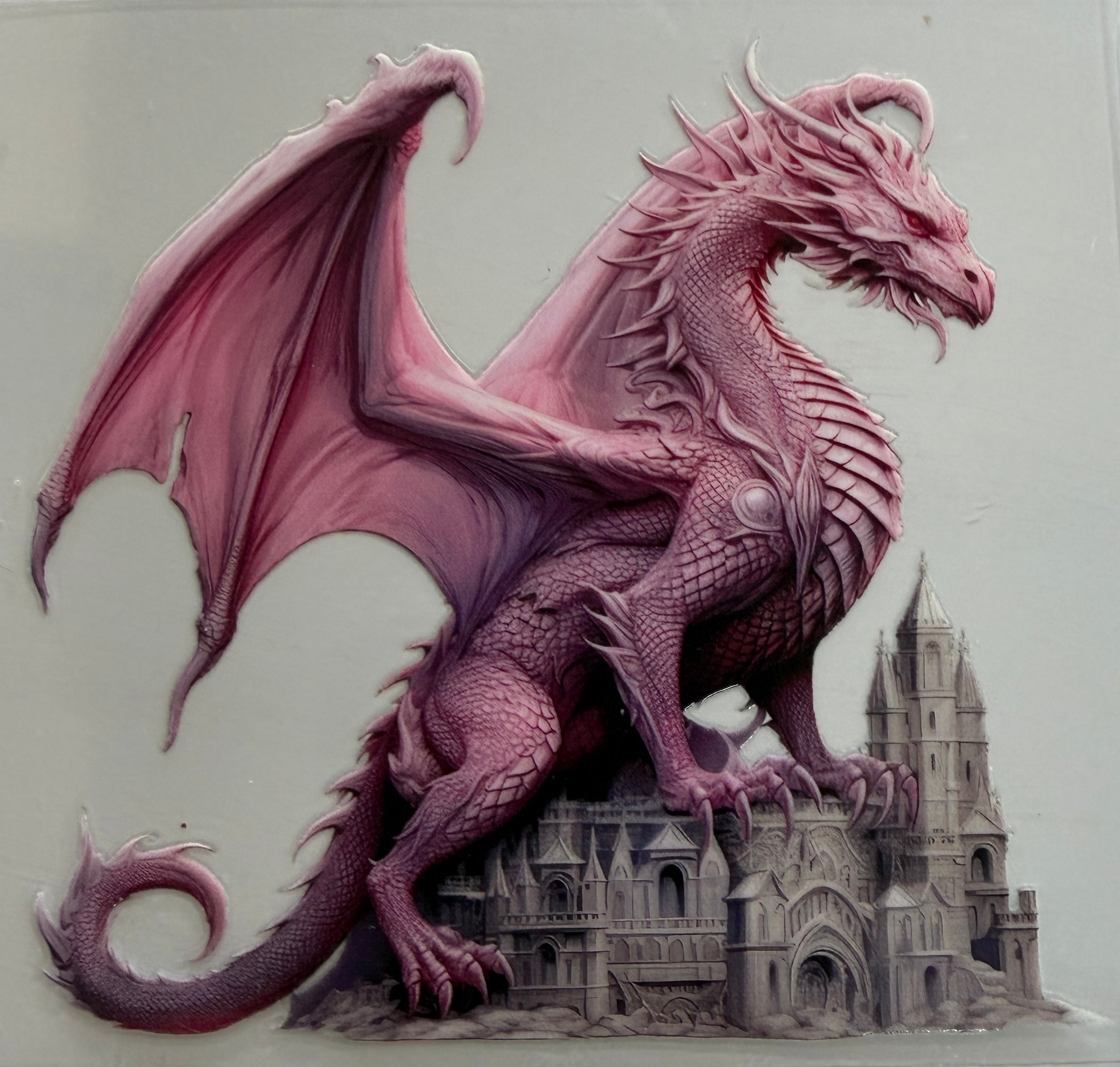 D-MY1 UV DTF DECAL DRAGON